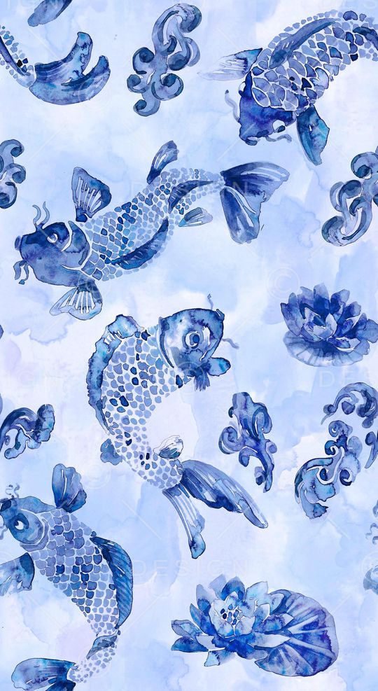 鱼印花华亿平台图片