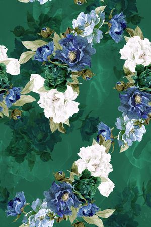 真丝印花华亿平台图片