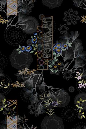 真丝印花华亿平台图片