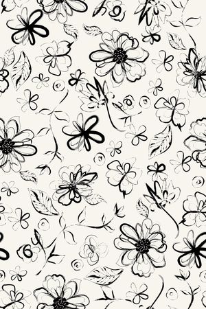 黑白华亿平台印花华亿平台图片