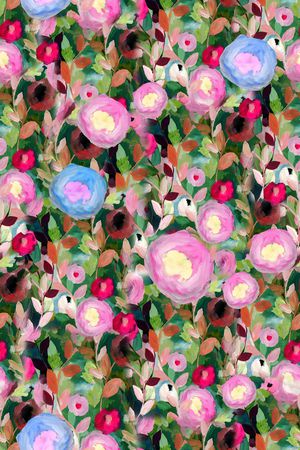 真丝印花华亿平台图片