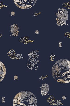 中老年印花华亿平台图片