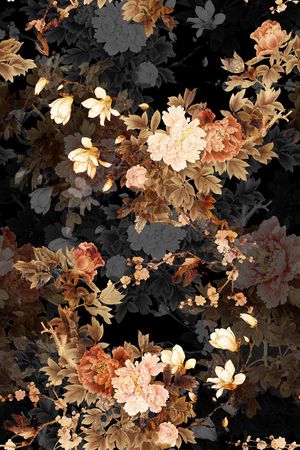 真丝印花华亿平台图片