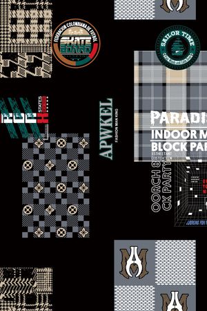 休闲印花华亿平台图片