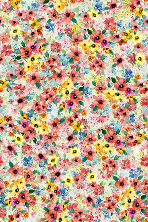 小碎花印花华亿平台图片