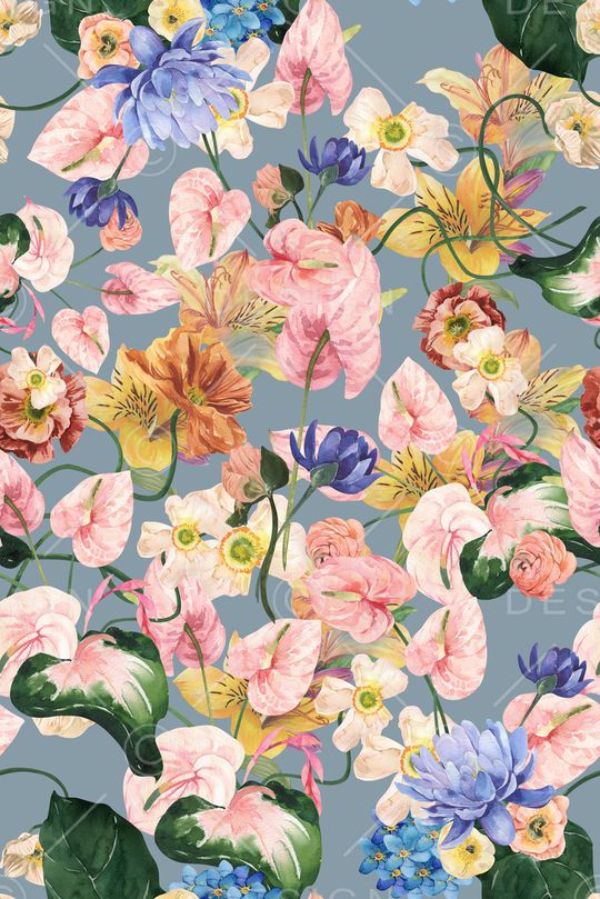 绿植树叶印花华亿平台图片