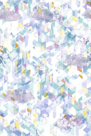 小清新印花华亿平台图片