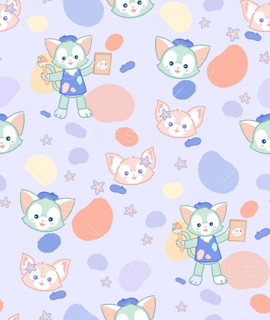 可爱印花华亿平台图片