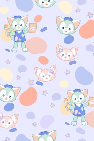 可爱印花华亿平台图片