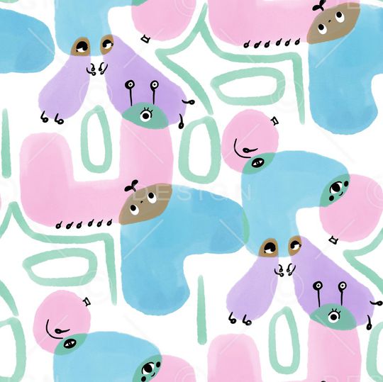 可爱印花华亿平台图片