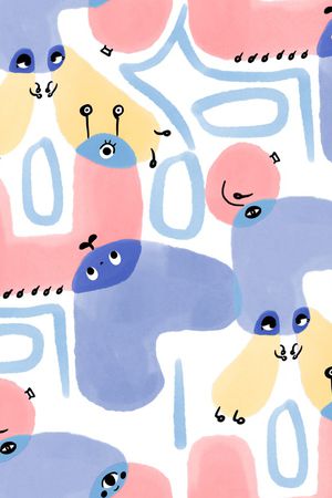 可爱印花华亿平台图片