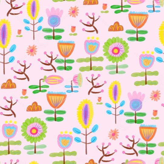 清新可爱印花华亿平台图片