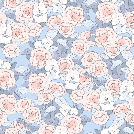 小兔子印花华亿平台图片