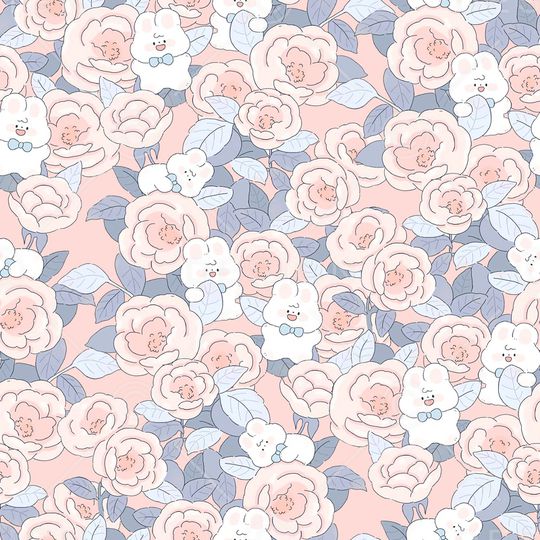 小兔子印花华亿平台图片