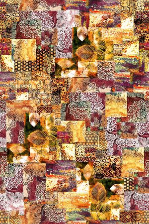 复古印花华亿平台图片