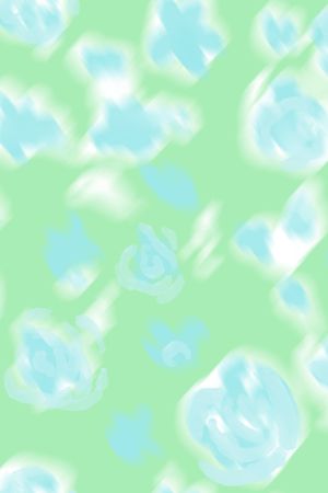 朦胧花卉印花华亿平台图片