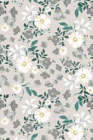 绿植树叶印花华亿平台图片