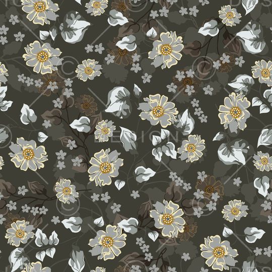 绿植树叶印花华亿平台图片