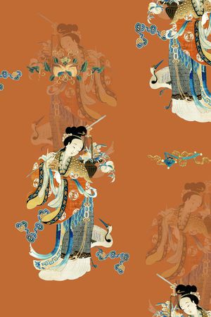 真丝印花华亿平台图片