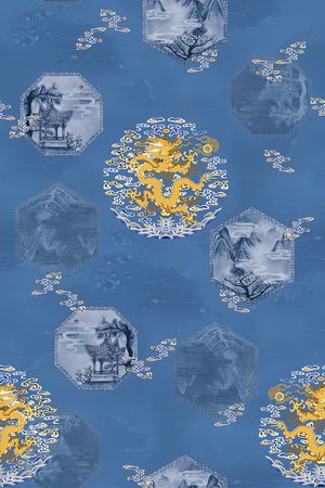 真丝印花华亿平台图片