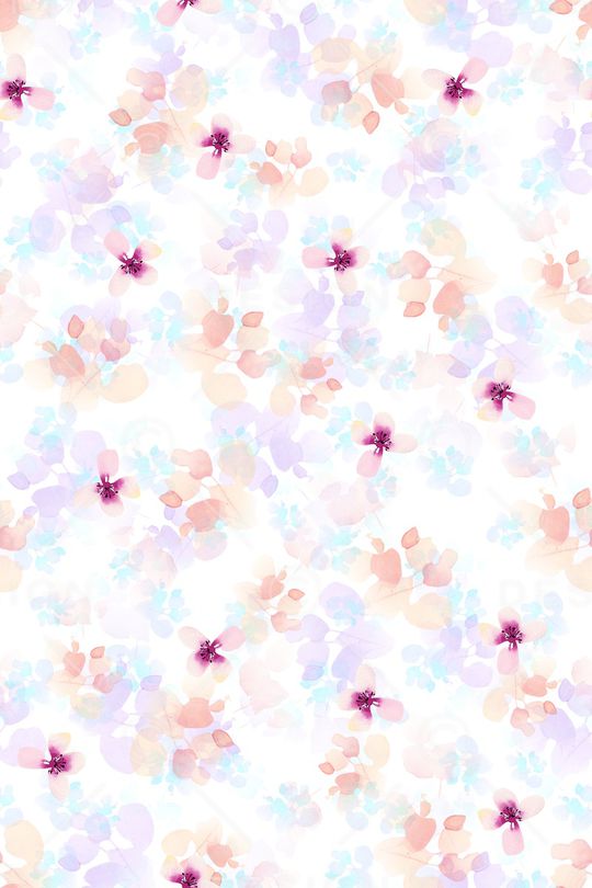 抽象花卉印花华亿平台图片