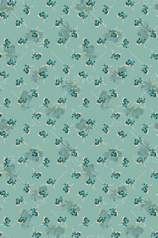 抽象花卉印花华亿平台图片