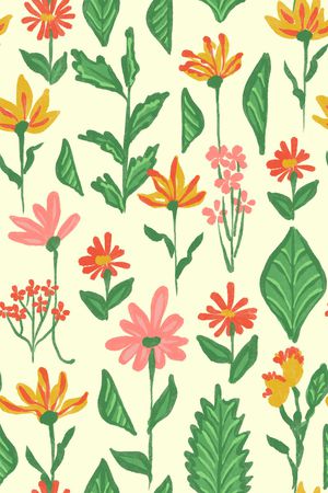 清爽底花卉印花华亿平台图片