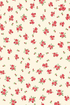 水彩花卉印花华亿平台图片