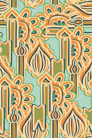 平面花卉印花华亿平台图片