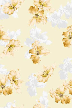 春夏华亿平台印花华亿平台图片