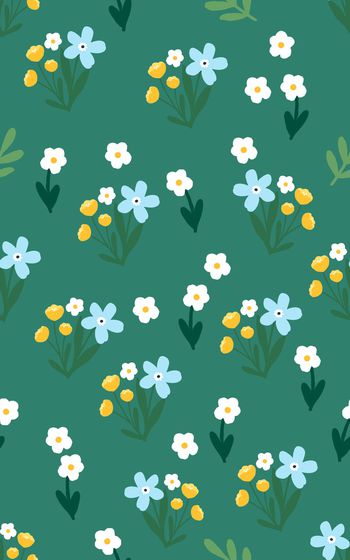 手绘花卉印花华亿平台图片