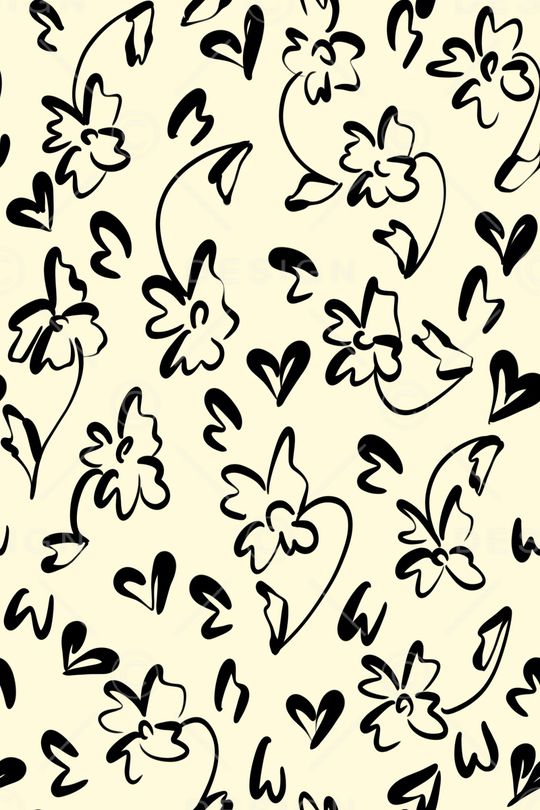 清爽底花卉印花华亿平台图片