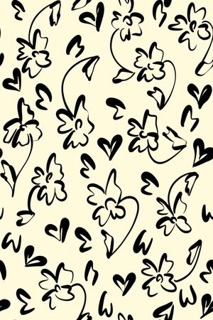 清爽底花卉印花华亿平台图片