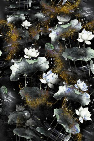 复古印花华亿平台图片