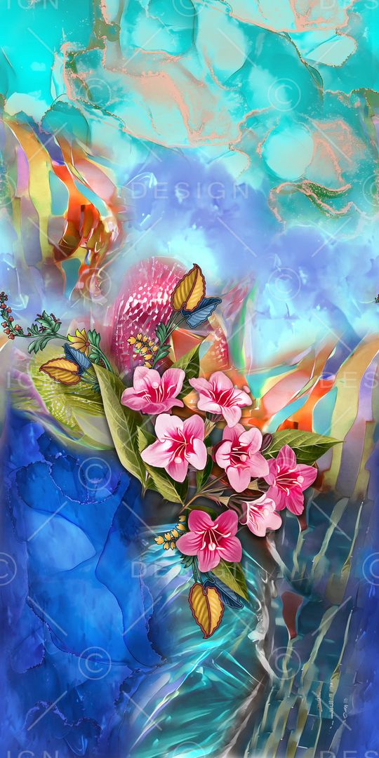 抽象印花华亿平台图片