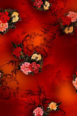 香云纱印花华亿平台图片