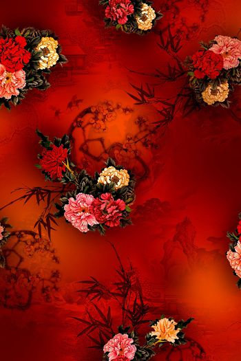 香云纱印花华亿平台图片