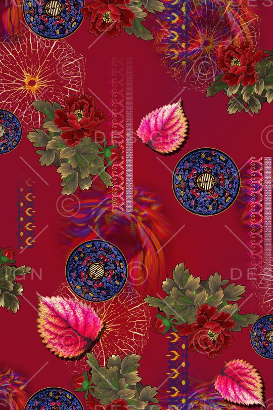 香云纱印花华亿平台图片