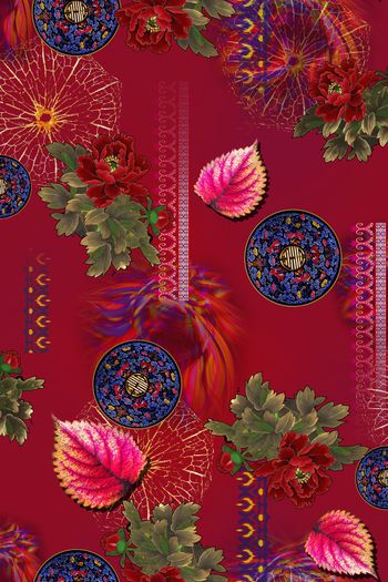 香云纱印花华亿平台图片