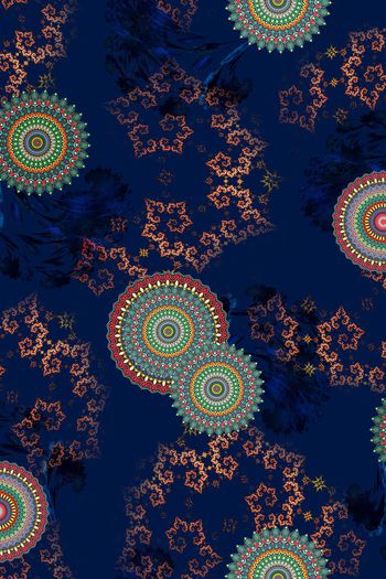 中老年印花华亿平台图片