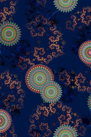 中老年印花华亿平台图片