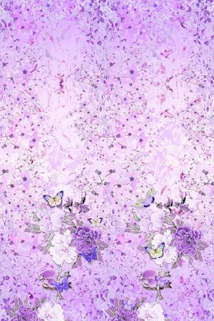 牡丹印花华亿平台图片