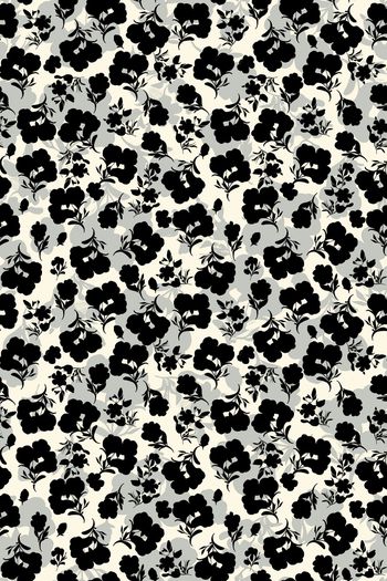 黑白华亿平台印花华亿平台图片