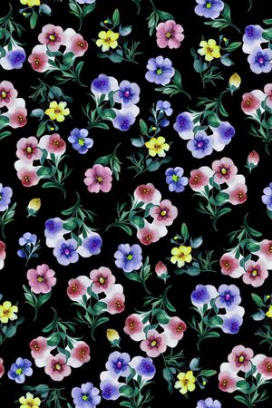 植物印花华亿平台图片