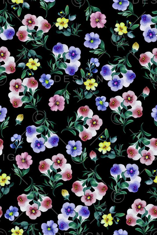 植物印花华亿平台图片