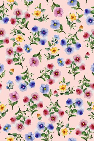 植物印花华亿平台图片