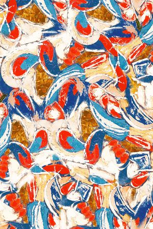 线条印花华亿平台图片