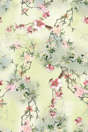 年轻女性印花华亿平台图片