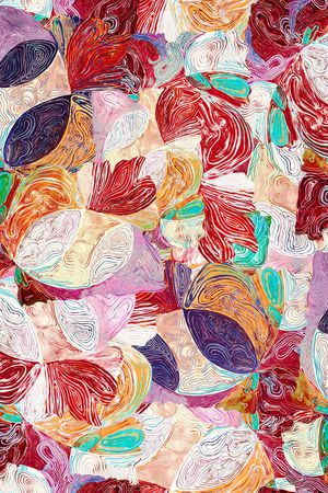 线条印花华亿平台图片