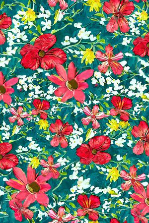 真丝印花华亿平台图片